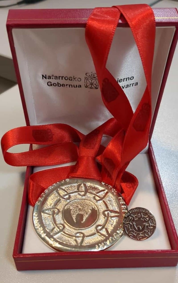 Dos miembros de la Federación Navarra de Judo y D.A., entre los galardonados con la Medalla de Plata al Mérito Deportivo del Gobierno de Navarra. 27-11-23